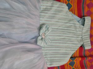 Baby Blue Tulle Dress
