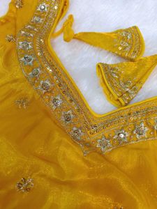 Yellow Embellished Blouse