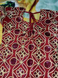 Beautiful Mehroon Kurti 🥰🥰🥰
