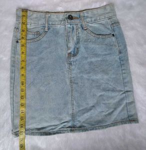 Denim Mini Skirt