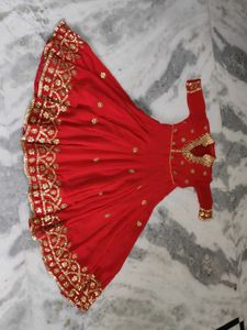 Red Anarkali Kurti