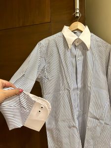 Brand New Trendy Striped Button-Down Shirt
