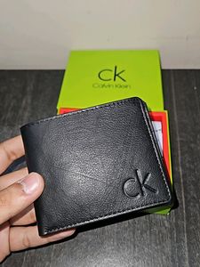 Calvin Klein Leather Wallet ( BLACK )