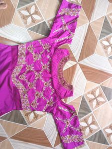 Elegant Pink Ethnic Gown