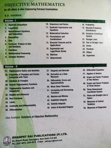 IIT JEE Mains &amp; Advanced R.D Sharma Vol. II