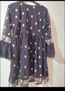 Purple Sharara Without Dupatta