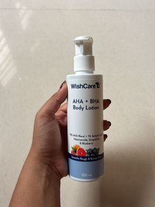 Wish care AHA + BHA body lotion & Lip Balm