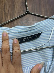 Zara Striped Button-Down Shirt