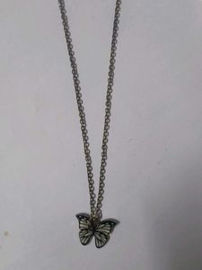 Vintage Butterfly Pendent chain