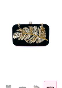 Nr By Nidhi Rathi Hand Embroidered Clutch