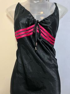 Linea Donatella Black Lingerie Slip Dress Gorgeous