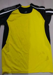 Kipsta Yellow &amp; Black T-Shirt