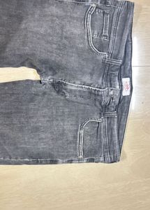 Gray Denim Jeans