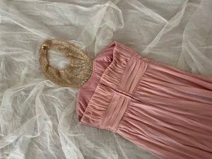 pearl embellished gown