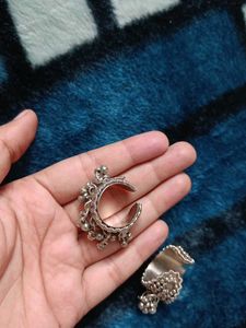 Silver Tone Statement Ring