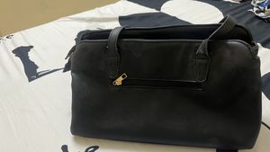 Lavie Black Textured Shoulder Bag