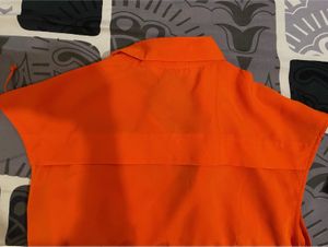 Chic Orange Mini Dress