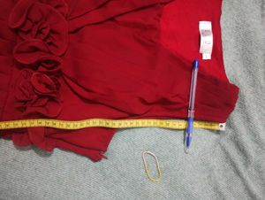 Maroon Ruffled Dress
