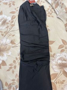 Designer Black Draped Kurta For Men
