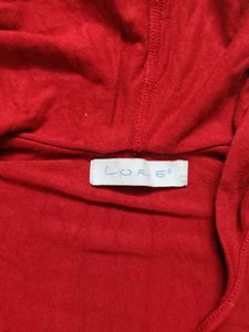 ❗ CLEARANCE ❗ Red Embellished Hoodie