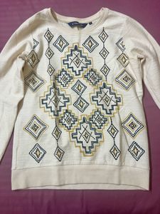Allen Solly Embroidered Top/Sweatshirt