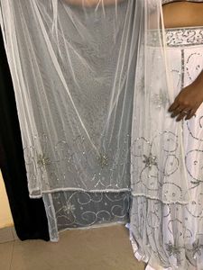 Net White Choli