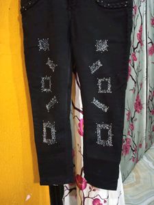 Jeans Hai  And Top SilkPeated XXL Ha