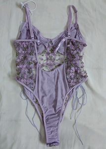Savana Floral Lace Corset Bodysuit