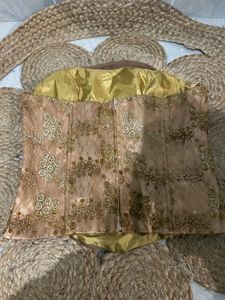 Elegant Brown Corset Top