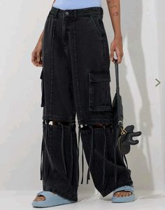 Very Stylish Black Jean( Weside)