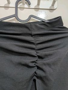 Black Backless Top &amp; Maxi Skirt With Slits