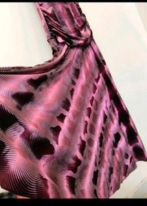 Velvet Maternity Shoot Heavy Flared Dress