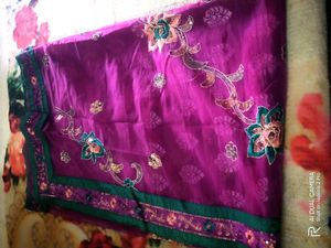 Branded Saree With Net Pallu..