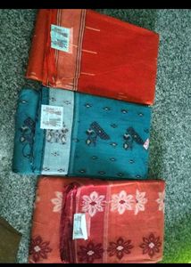 3 Pure Cotton Saree