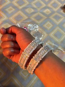 Beautiful Pearl And Silver Kadaaz