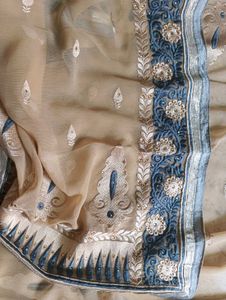 Embroidery Saree❤‍🔥