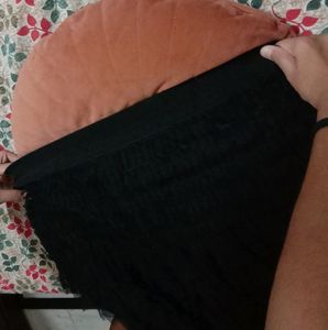 Black Tiered Tulle Skirt