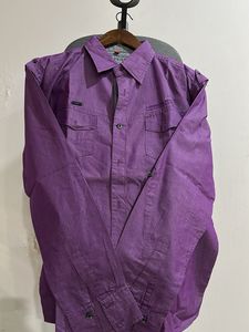 Purple Casual Shirt