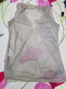 Polka Dot Ruffle Tank
