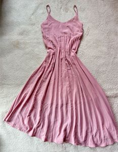 Asymmetrical Baby Pink Dress