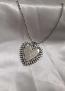 Trendy Gothic Sacred Heart Necklace