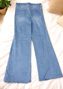 Wide Leg Denim Jeans