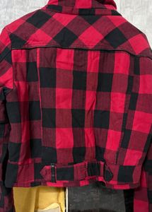 Red &amp; Black Plaid Jacket
