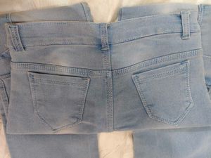 Light Blue Denim Cargo