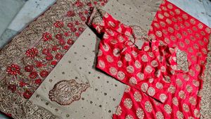 Beautiful Work Saree 💖 With Blouse 💝