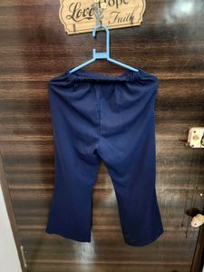 Navy Blue Trousers, Formal with Flare
