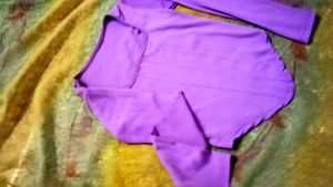 Lilac Colour Beautiful Top
