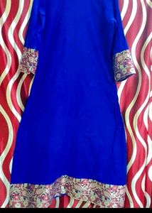 Royal Blue Kurti 💙 With Fine 🙂 Condition