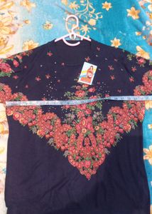 Vintage Floral Embellished Top