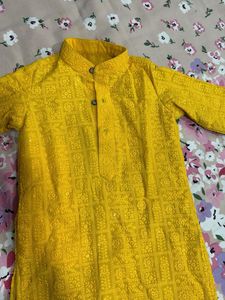 Yellow Baby Boy Kurta